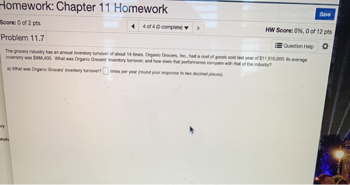 Solved Homework: Chapter 11 Homework Score: 0 of 3 pts 1 of | Chegg.com