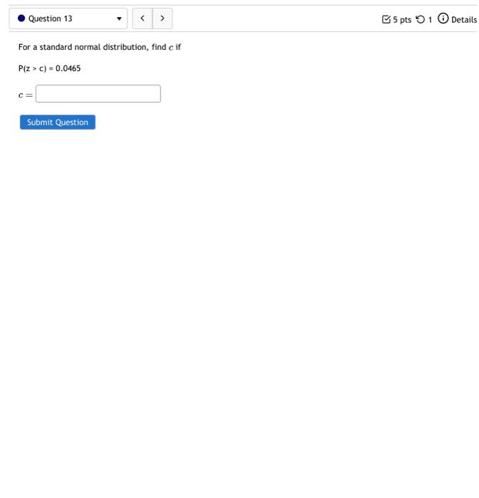 solved-for-a-standard-normal-distribution-find-c-if-chegg