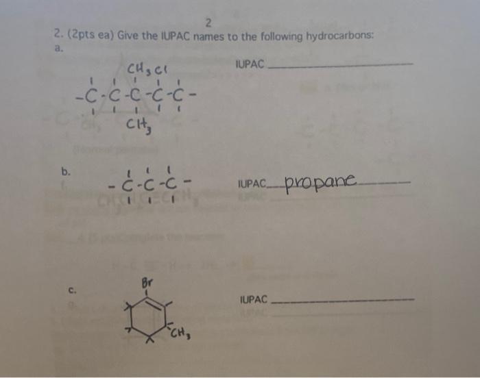 Solved hello, i need help with question 2a and 2c. it is | Chegg.com