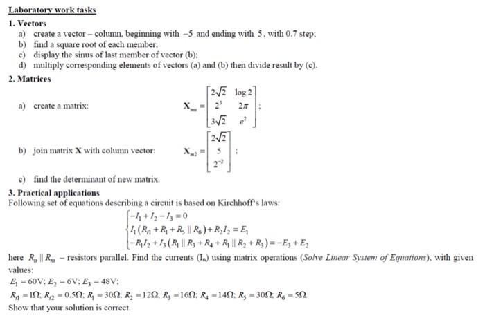 Solved Application of elementary functions and matrix | Chegg.com