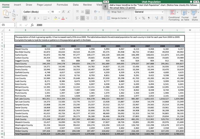 Solved The population of Utah is growing rapidly. It has | Chegg.com
