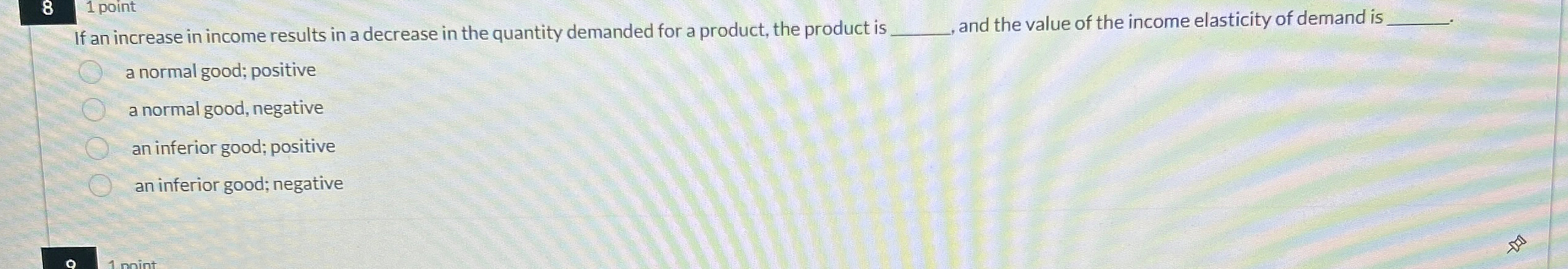 Solved 81 ﻿pointIf an increase in income results in a | Chegg.com