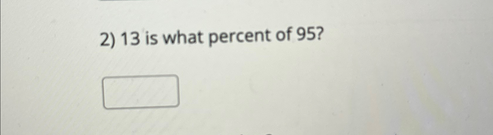 solved-13-is-what-percent-of-95-chegg