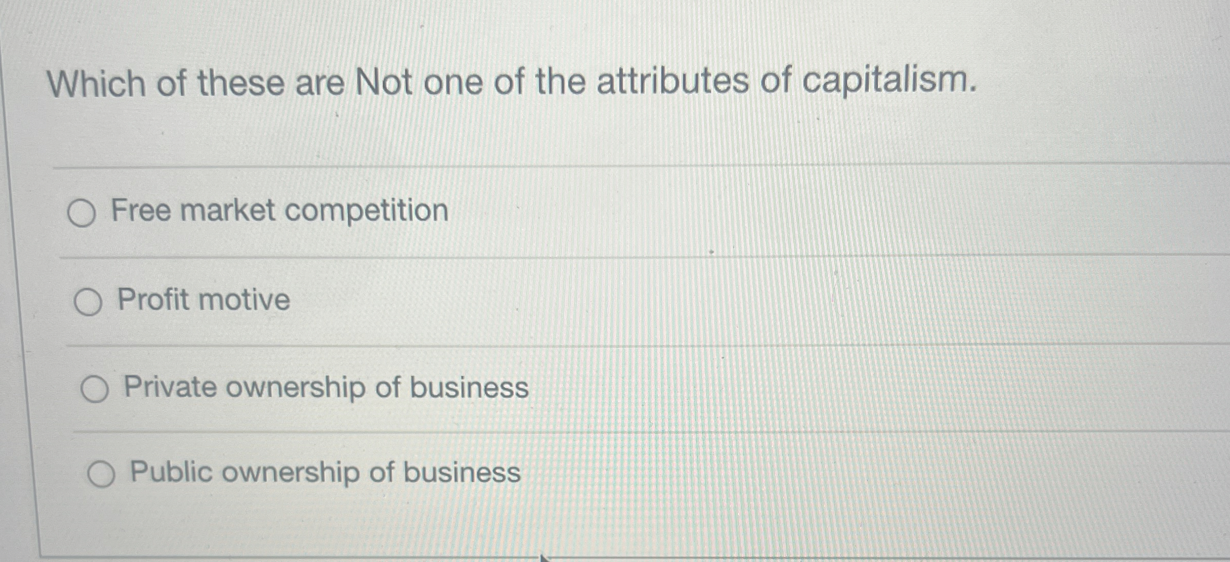 Solved Which of these are Not one of the attributes of | Chegg.com