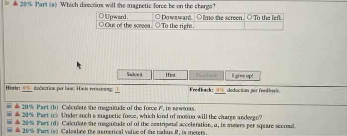 Solved 13 Problem 5 A Negative Charge Of Q 9 4 X 1 Chegg Com