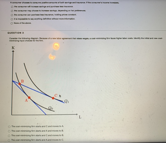 Solved A Consumer Chooses To Consume Positive Amounts Of | Chegg.com