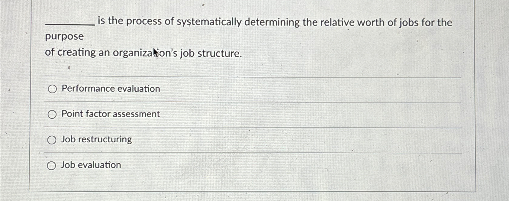 Solved is the process of systematically determining the | Chegg.com