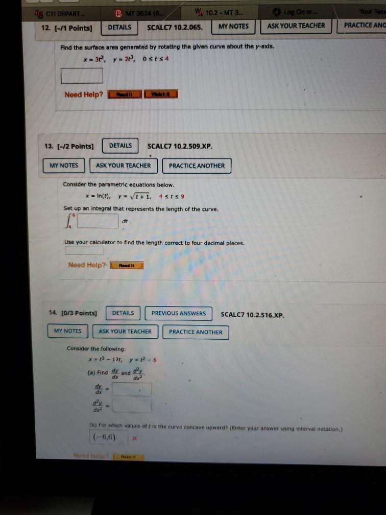 Solved 8 11 Points Details Scalc7 10 2 041 M Find Th Chegg Com