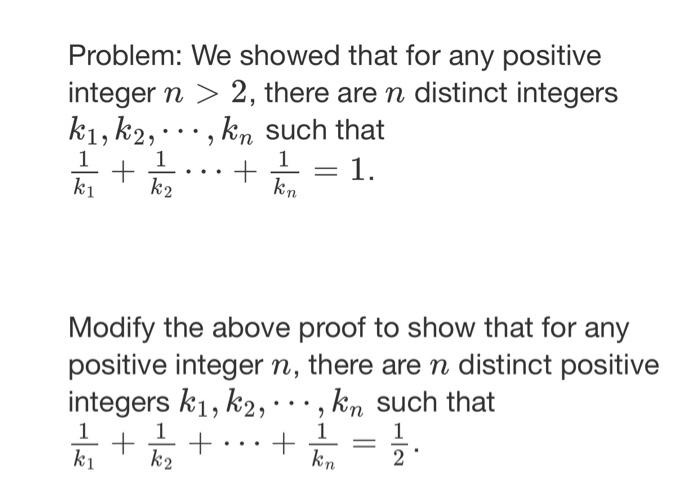 Solved Problem We Showed That For Any Positive Integer N2 6286