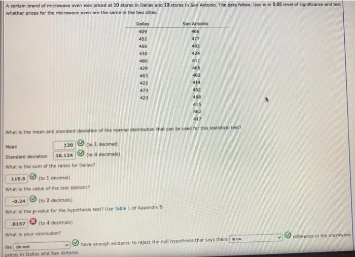 Solved A certain brand of microwave oven was priced at 10