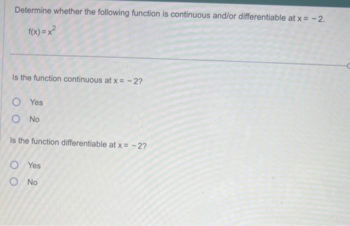 Solved Determine whether the following function is | Chegg.com