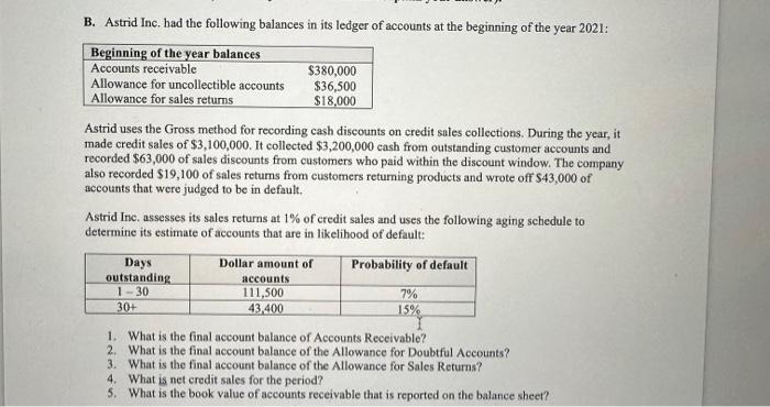 Solved Problem \#3: Accounts receivable A. Margrave sells | Chegg.com