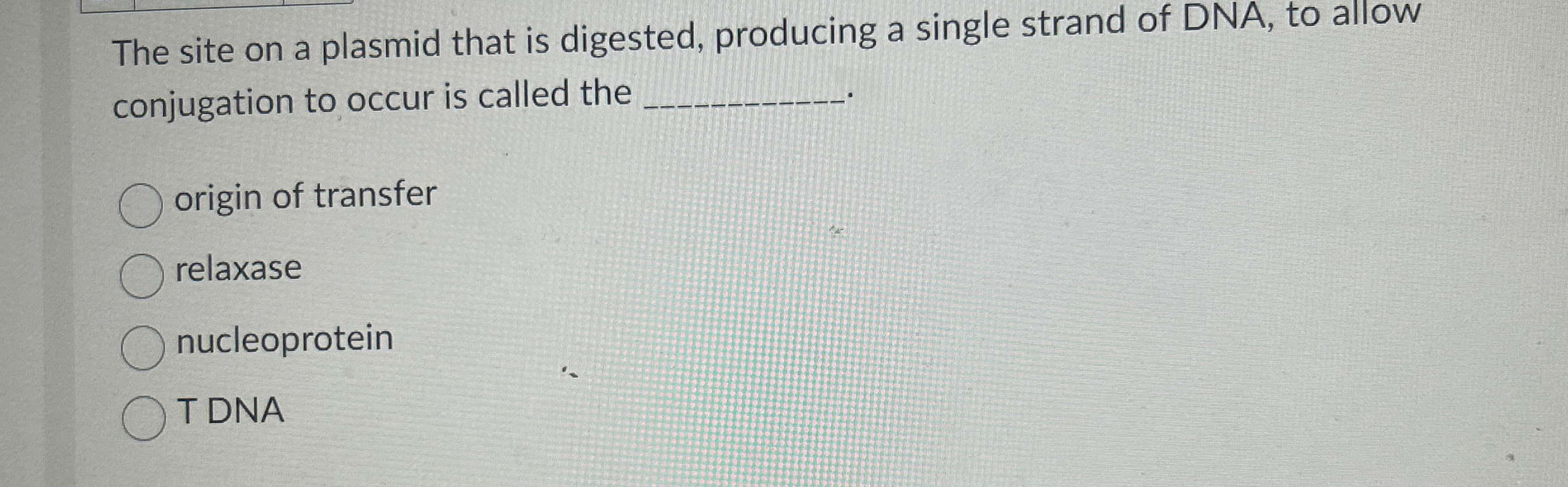 Solved The site on a plasmid that is digested, producing a | Chegg.com