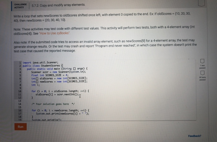 Solved Challenge Activity 5 7 1 Decrement Array Elements