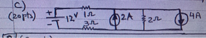 Solved 13 (20 pts) Find the Thevenin equivalent circuit for | Chegg.com