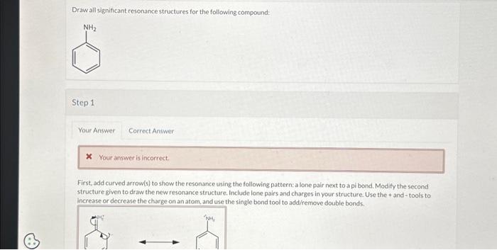 Solved Draw all significant resonance structures for the | Chegg.com