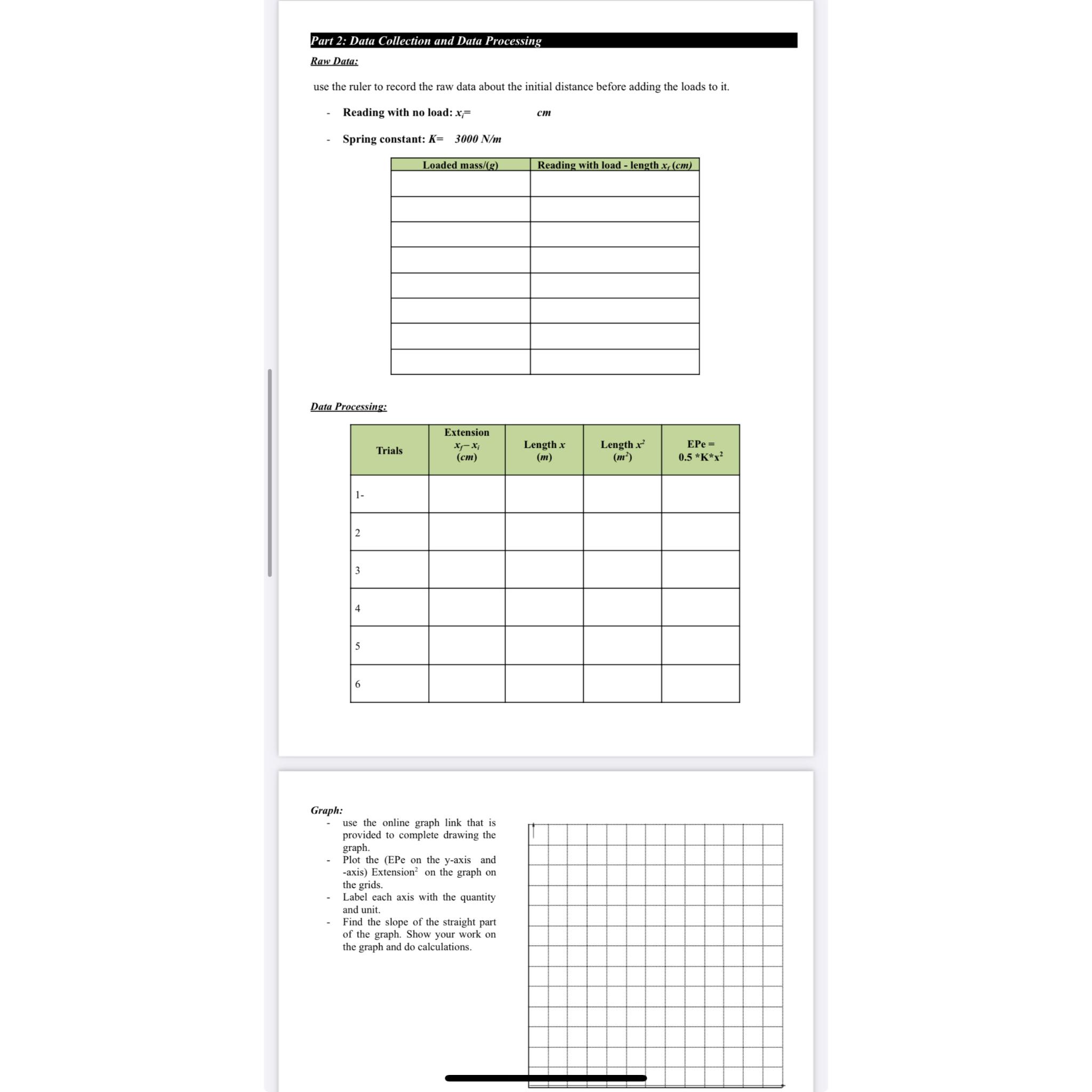 Solved Spring ﻿set slotted masses ﻿meter stick clamp
