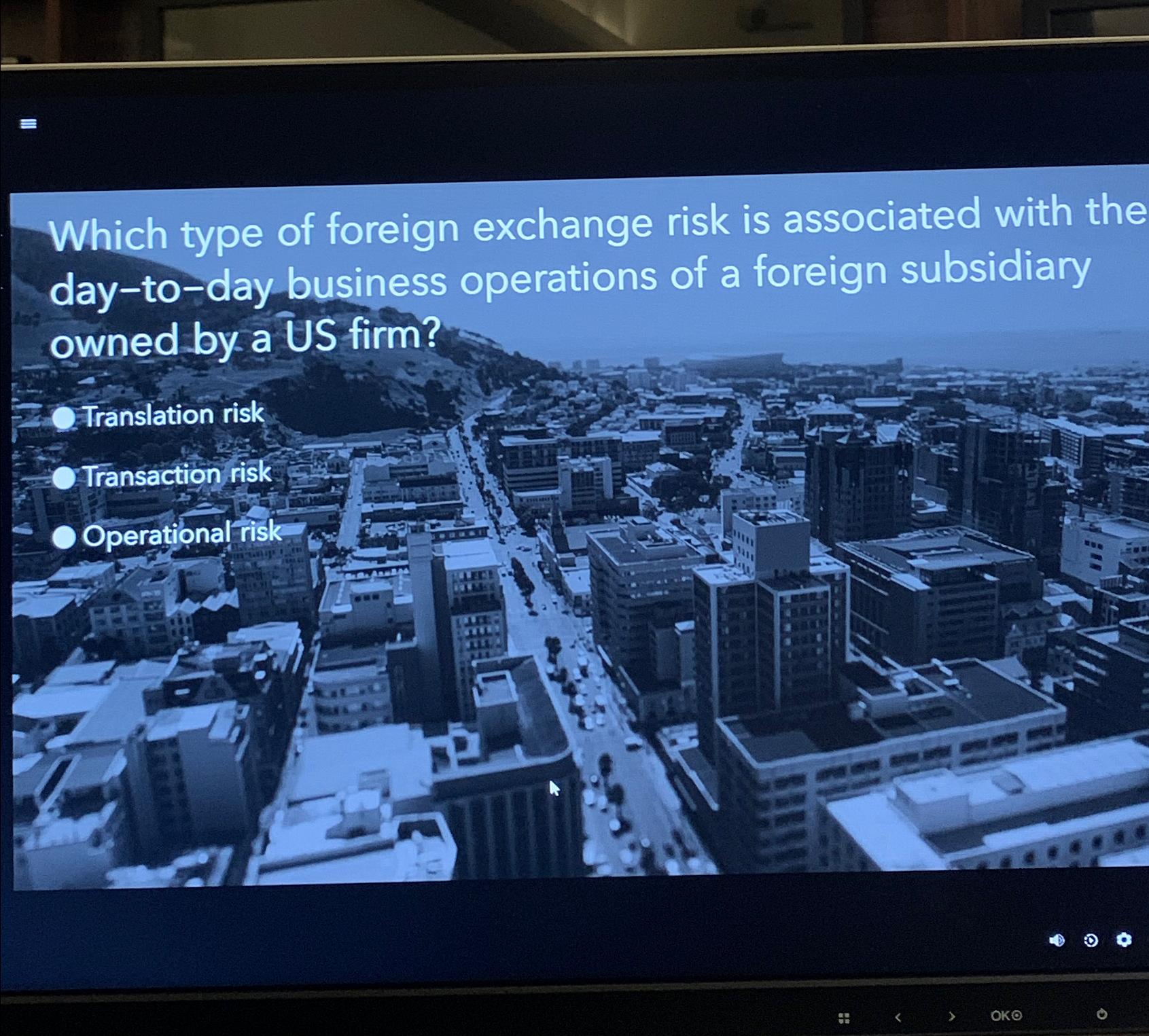 Solved Which Type Of Foreign Exchange Risk Is Associated | Chegg.com