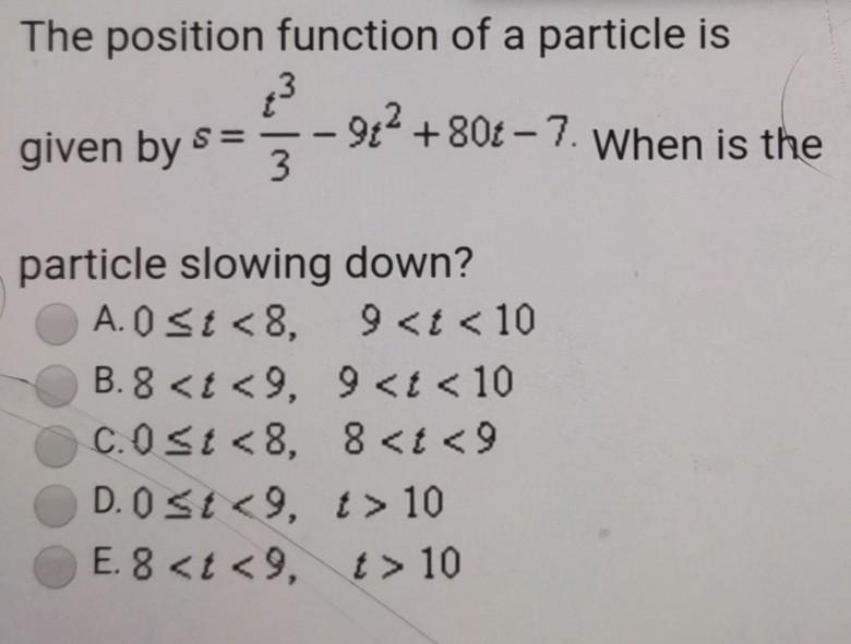 Solved The position function of a particle is 23 given by s= | Chegg.com