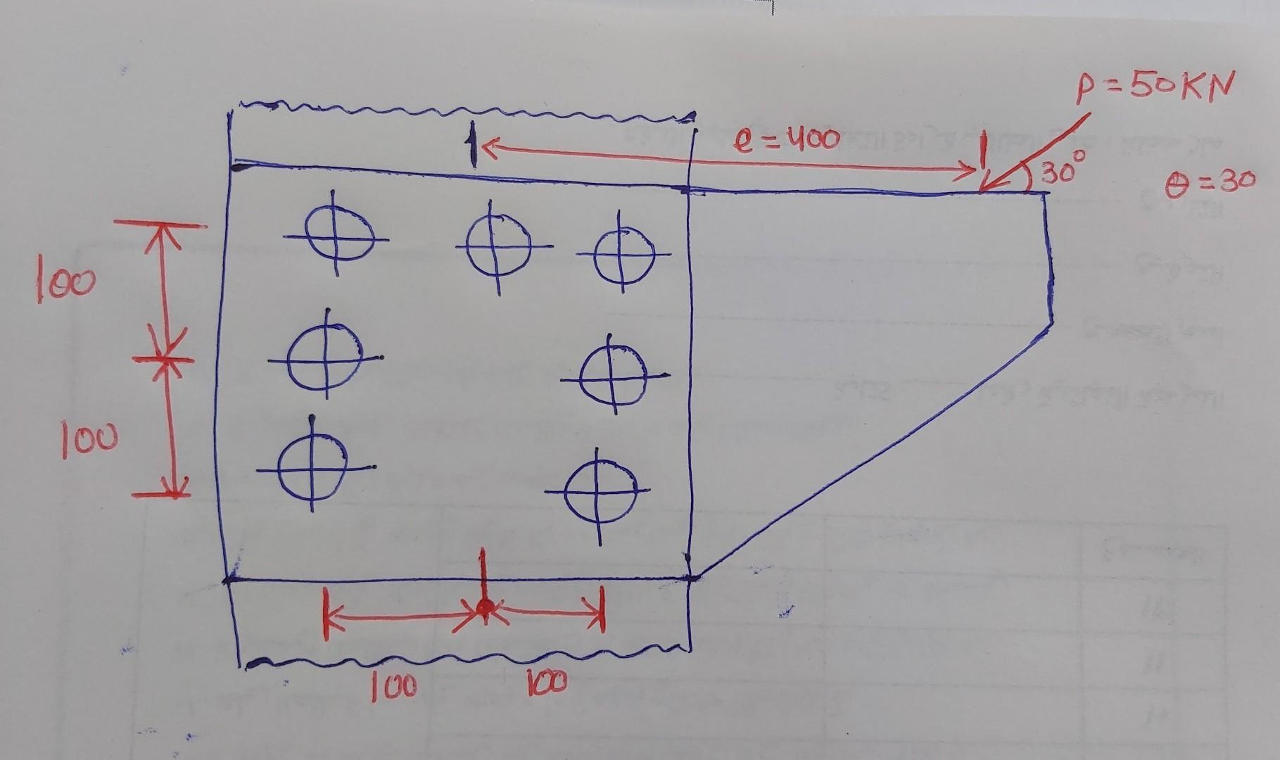 Solved An eccentrically loaded lap riveted joint is to be