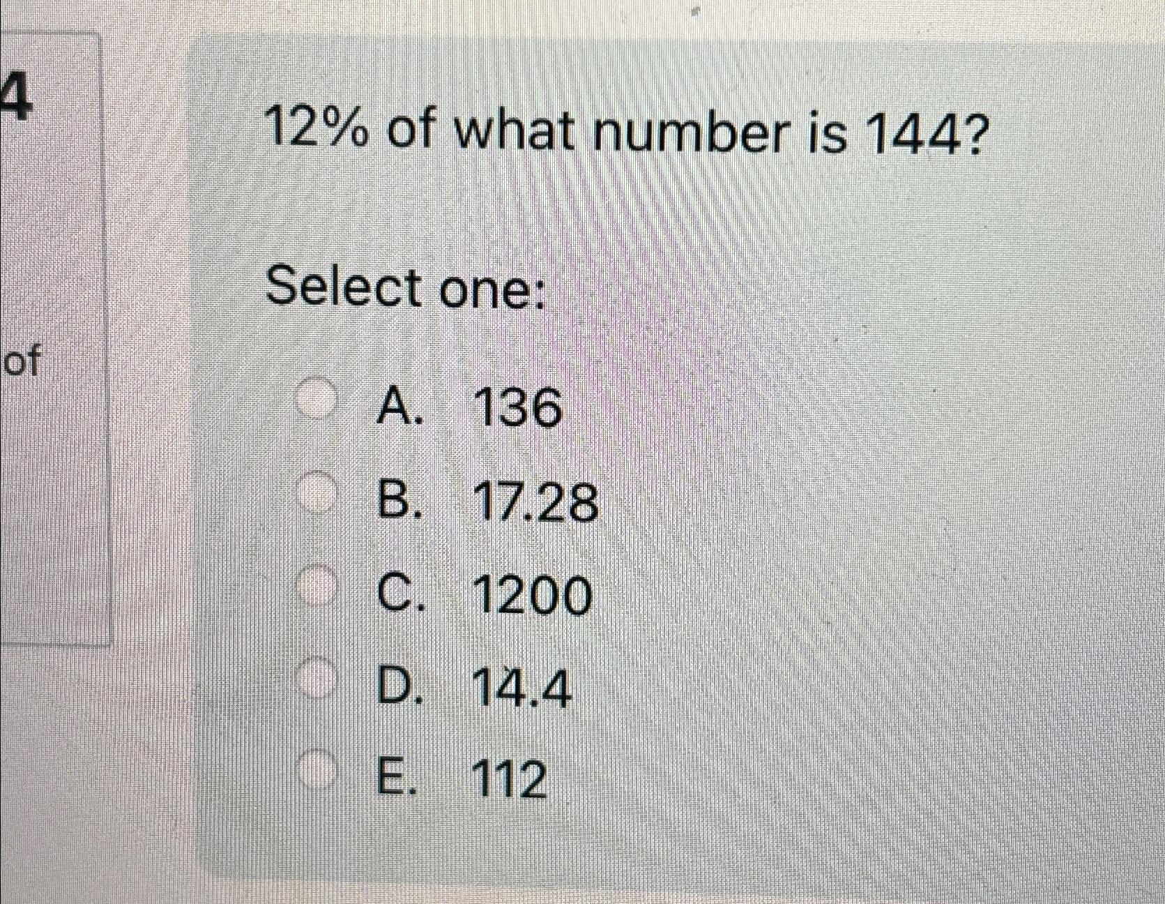 solved-12-of-what-number-is-144-select-chegg