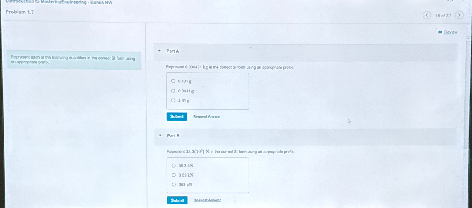 Solved Introduction To Masteringengineering - ﻿bonus 