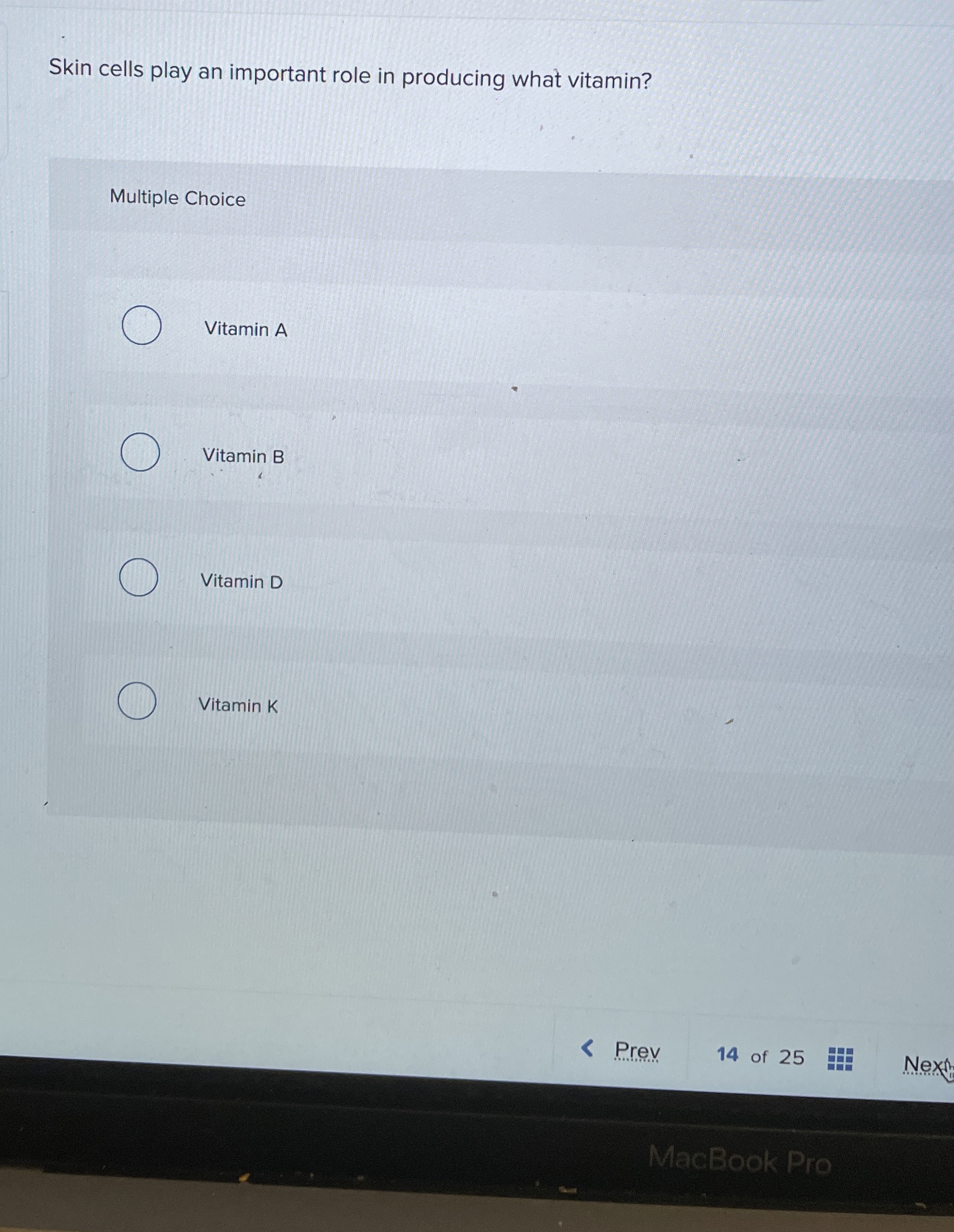 Solved Skin cells play an important role in producing what