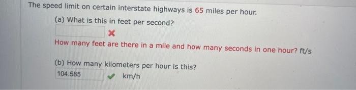 65 miles per 2024 hour in km h