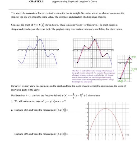 Solved The slope of a nonvertical line is constant because | Chegg.com