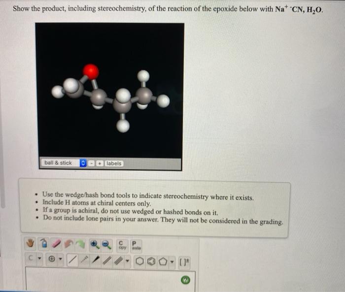 Solved Show the product, including stereochemistry, of the | Chegg.com