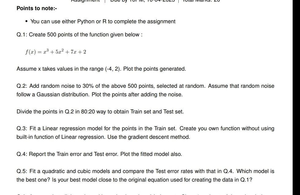 Solved This question is based on Data Analytics. Solve Qn. 5 | Chegg.com