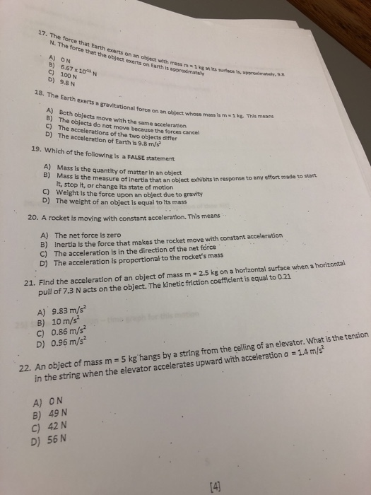 Solved please choose an answer and explain to me why you | Chegg.com