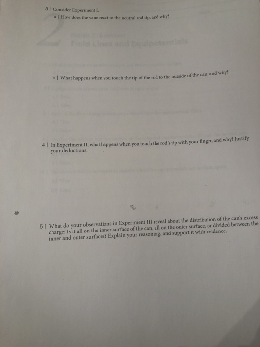 Solved Lab 1 Electrostatics Introduction Electrostatics Is | Chegg.com