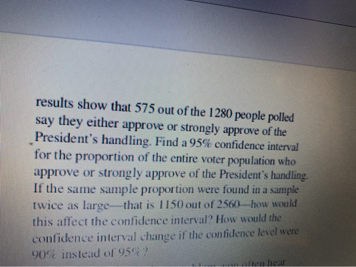 Solved 39. More Than $500? Political Polls Typically Sample | Chegg.com