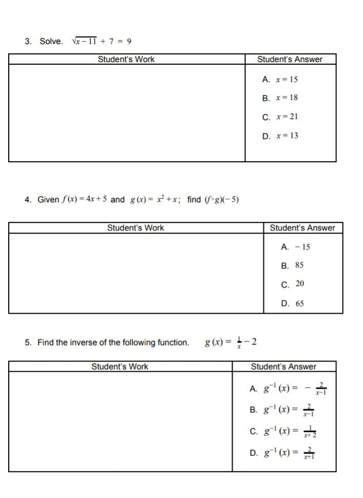 Solved 3 Solve Vx 11 7 9 Student S Work Student S A Chegg Com