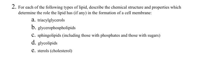 Lipid Describe