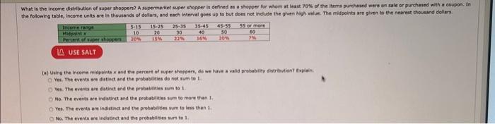 Solved (a) Ueing the income midpeints x and the percent of | Chegg.com