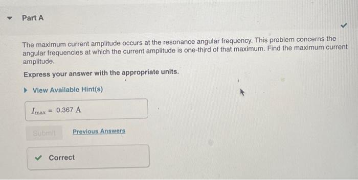 Solved A series circuit like the circuit in (Figure 1) | Chegg.com