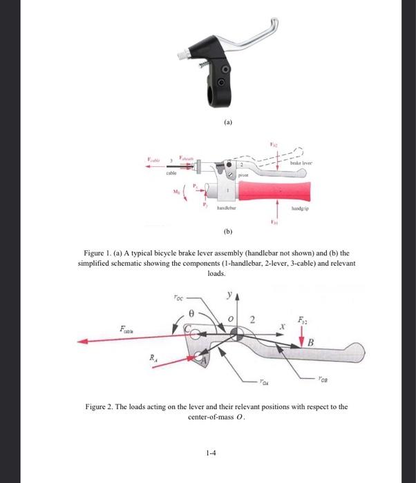 Solved 1. DEFINITION A typical bicycle brake lever assembly