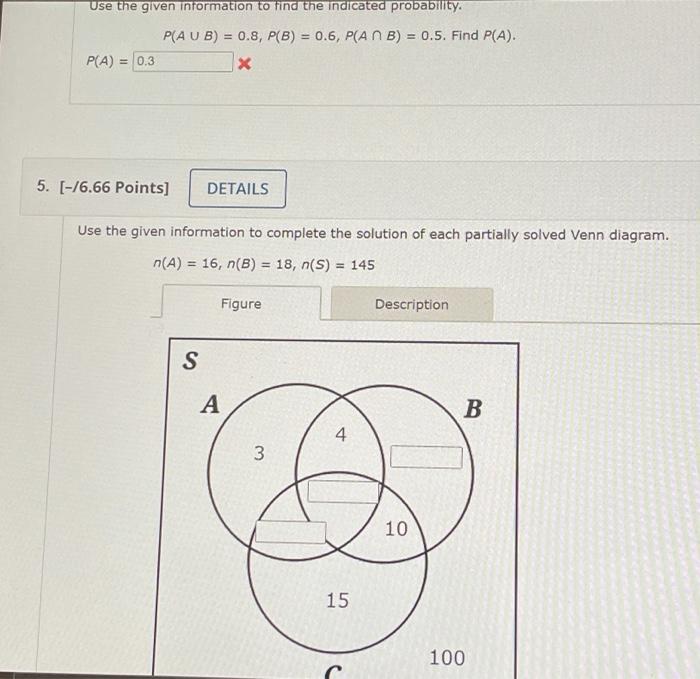 Solved Use the given information to find the indicated | Chegg.com