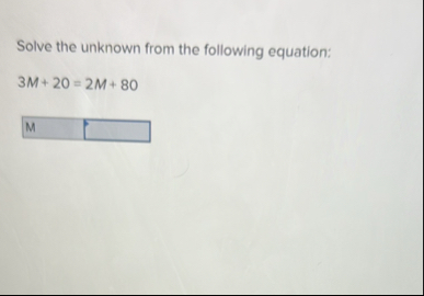 Solved Solve the unknown from the following | Chegg.com