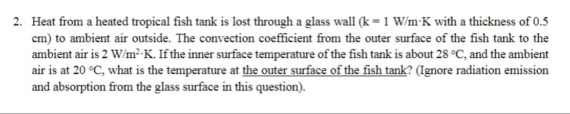 Solved Heat and mass transfer | Chegg.com