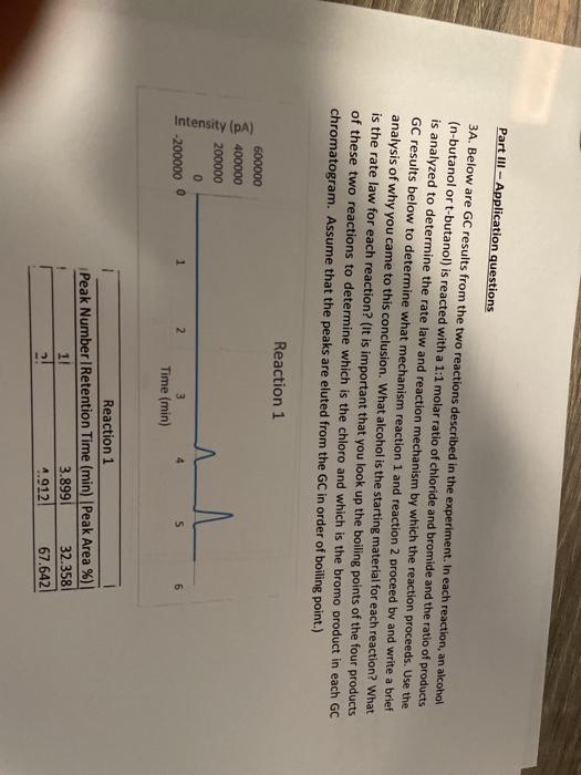 Solved Part III - Application questions 3A. Below are GC | Chegg.com