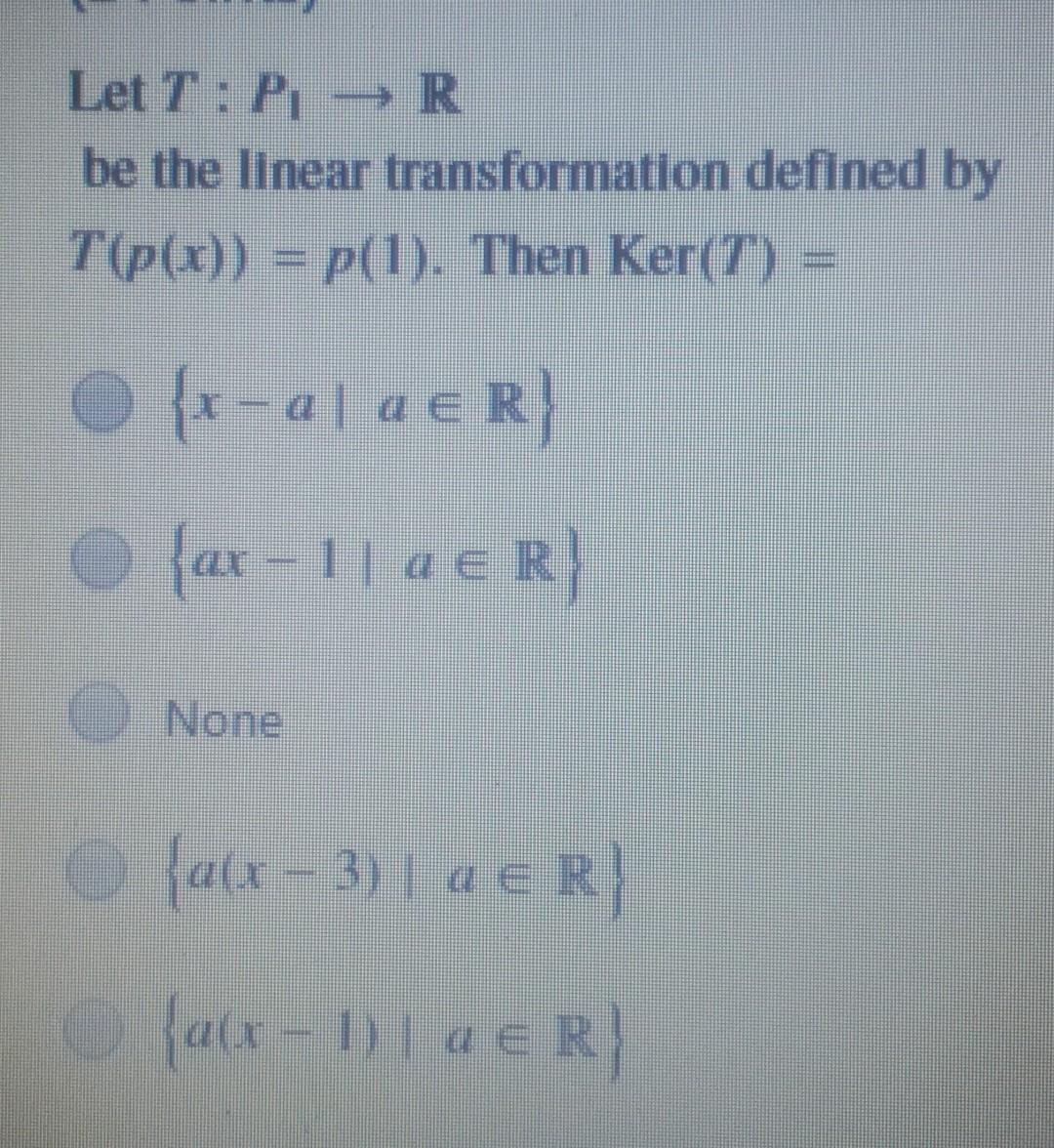 Solved Let T P R Be The Linear Transformation Defined By Chegg Com