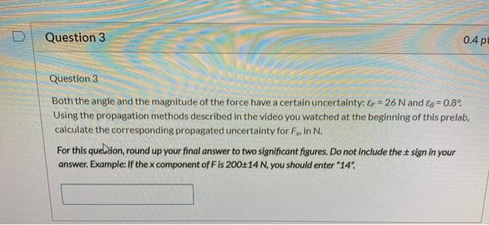 Solved Question 3 0.4 p Question 3 Both the angle and the | Chegg.com