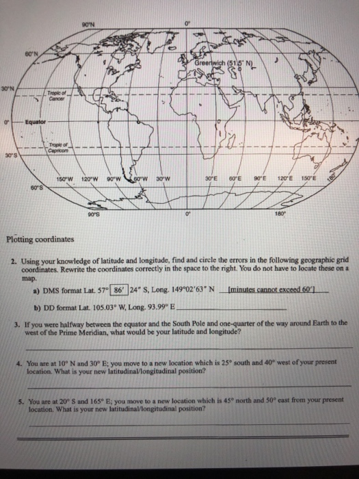 Map With Lat And Long Grid