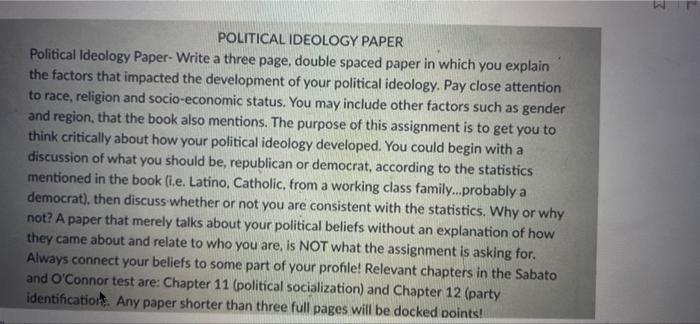 political ideology essay pdf