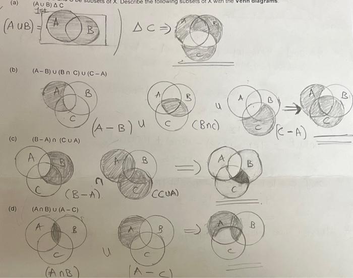 Solved Discrete Mathcould you please correct the ones that | Chegg.com
