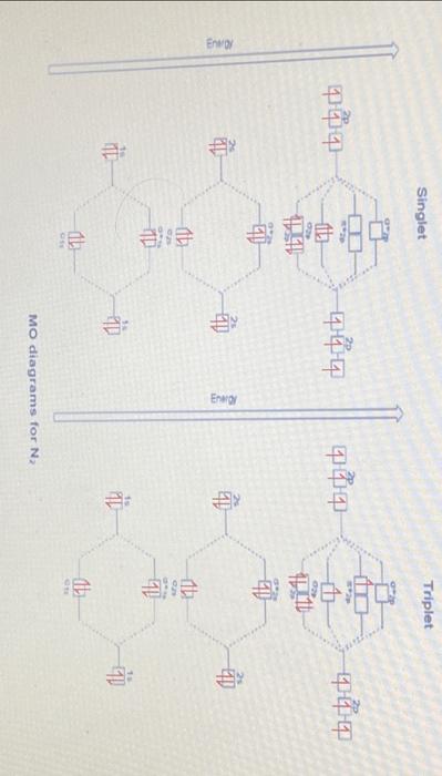 Solved Compare the singlet and triplet state energies for | Chegg.com