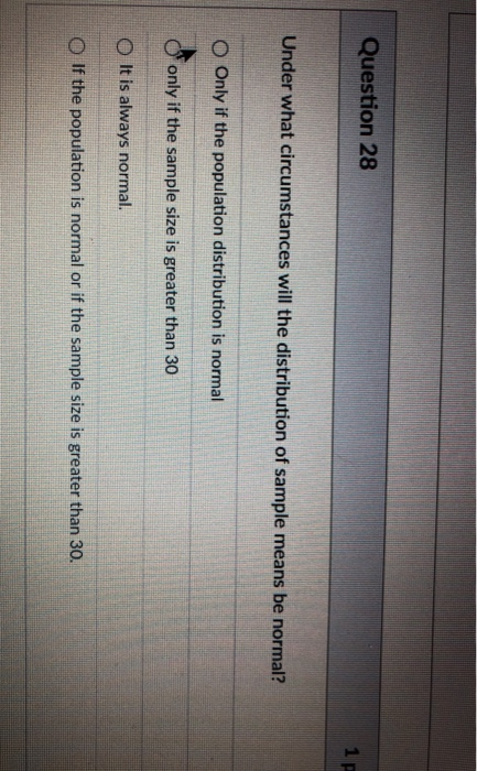 Solved Question 28 17 Under What Circumstances Will The Chegg